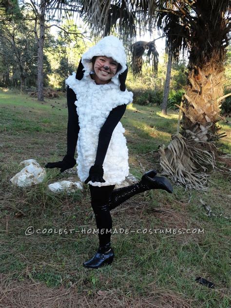 diy sheep costume for adults|More.